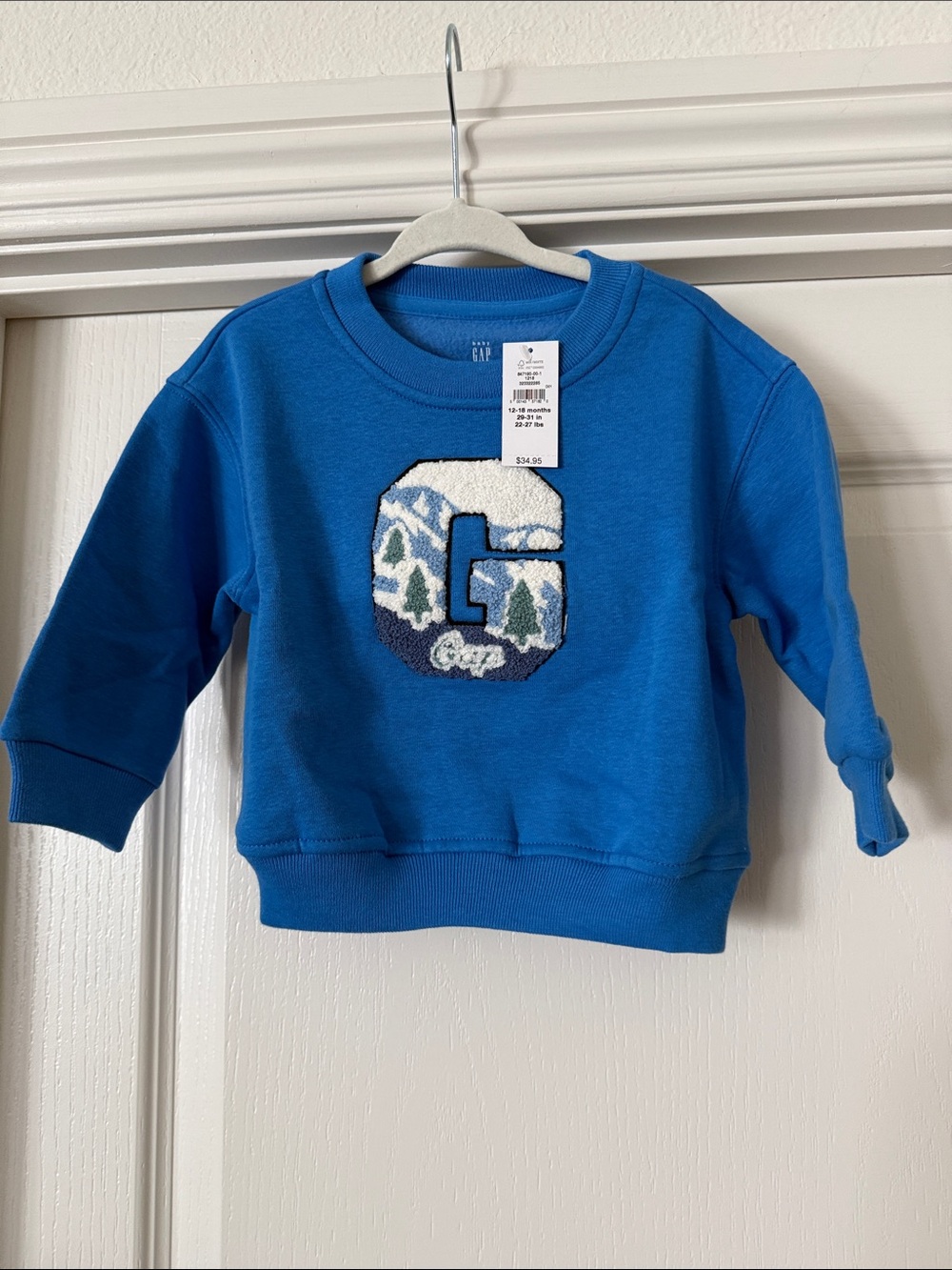Kids Blue GAP Crewneck Sweatshirt